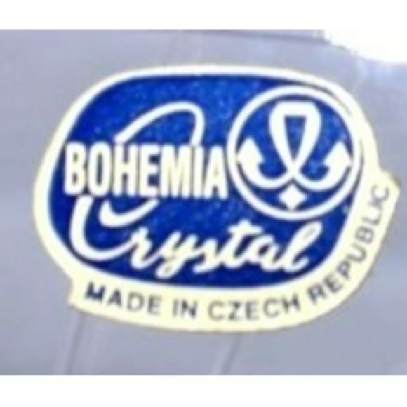 Vintage Bohemia cut crystal glass oval shaped Candy Dish approx $35 - Picture 7 of 7